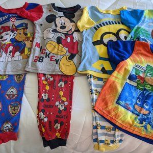 Character Pajama Sets 4T